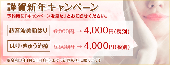 謹賀新年キャンペーン